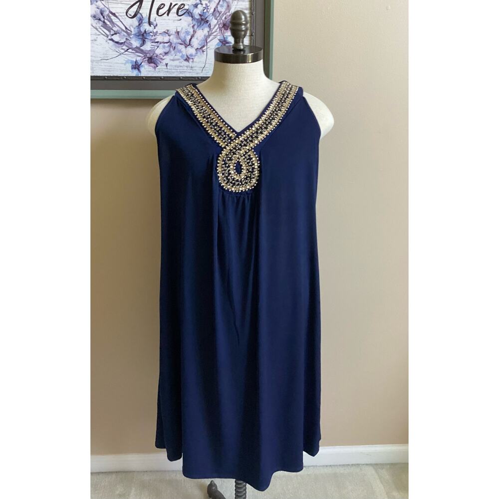 Fresh of LA Navy Dress